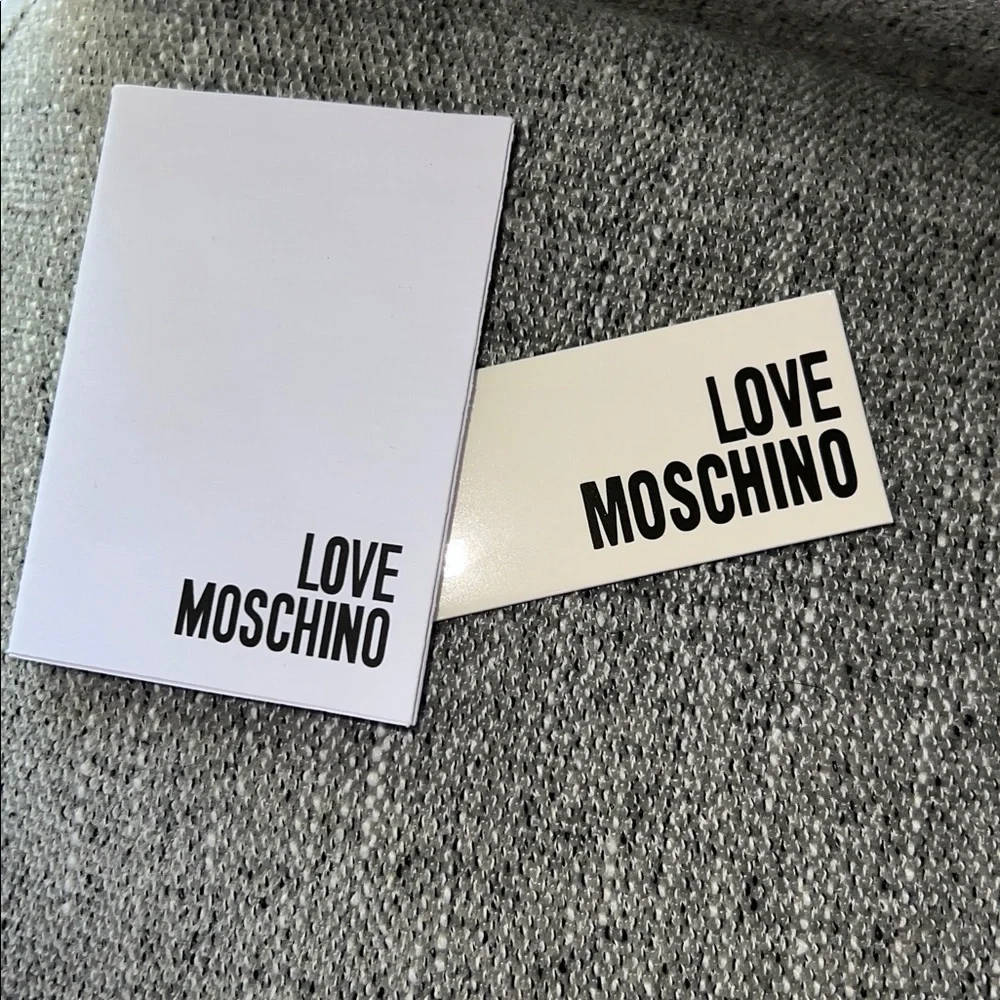 Love Moschino Red Heart Studded Wallet NWT